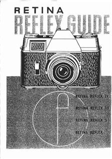 Kodak Retina Reflex S manual. Camera Instructions.